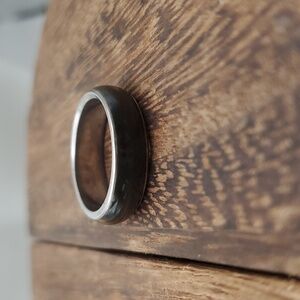8.5 mood ring‎ silver R503 vintage unisex old fashion jewelry